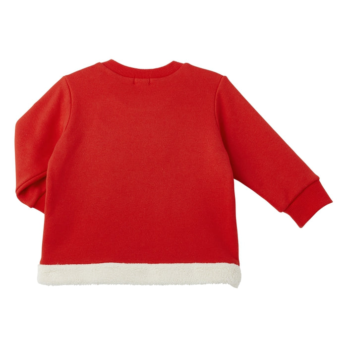 Fleece-lined sweatshirt