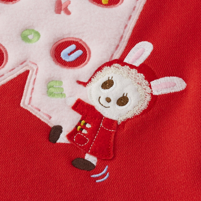 Fleece-lined sweatshirt