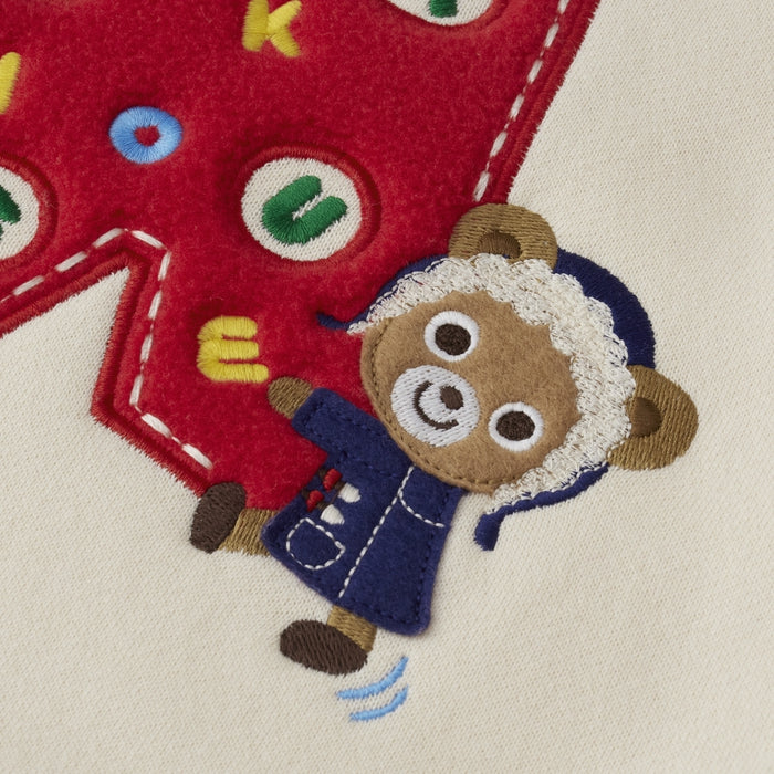 Fleece-lined sweatshirt