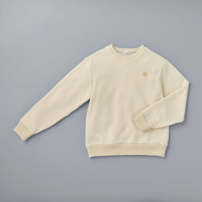 【ゴールドレーベル】カシミヤ吊り編み裏毛トレーナー（大人用）