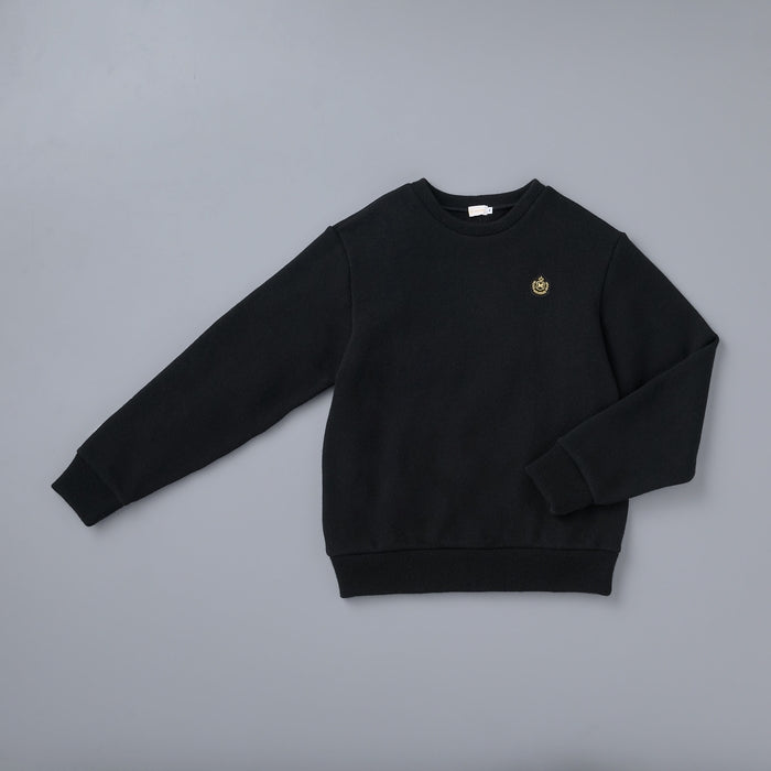 【ゴールドレーベル】カシミヤ吊り編み裏毛トレーナー（大人用）