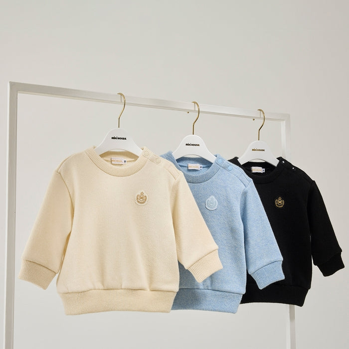 【ゴールドレーベル】カシミヤ吊り編み裏毛トレーナー（大人用）