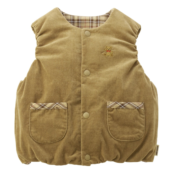 MIKI HOUSE熊可逆背心