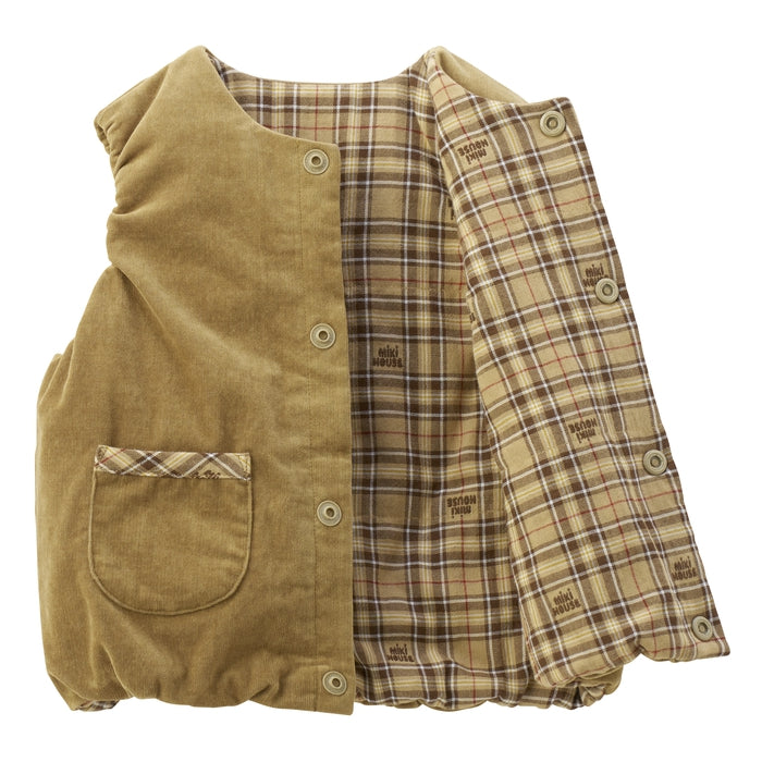 MIKI HOUSE熊可逆背心