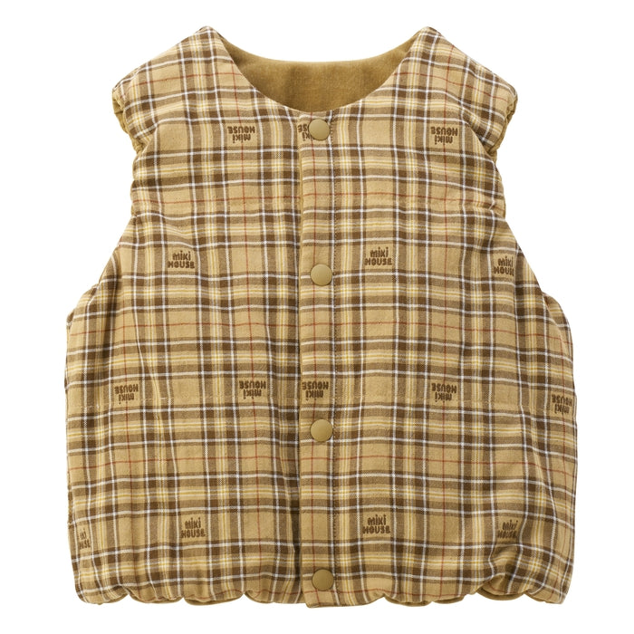 ミキハウスベア リバーシブルベスト