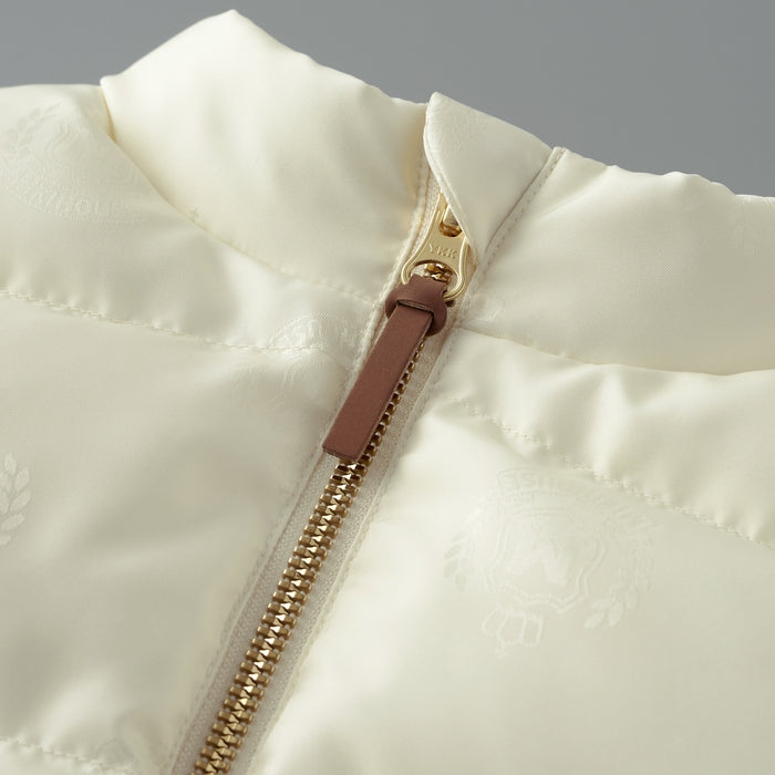 【ゴールドレーベル】ジャカード織 ダウンベスト