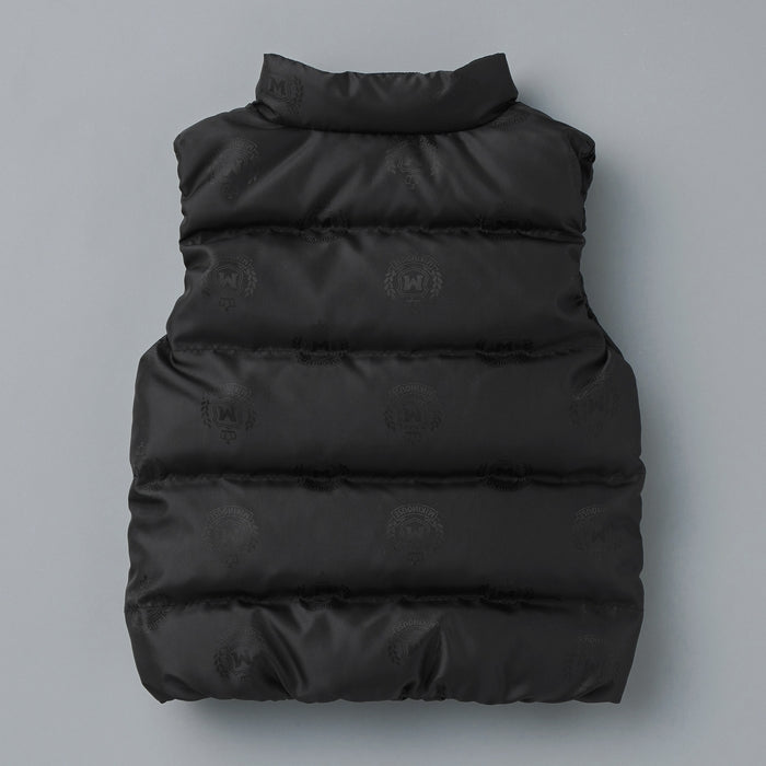 【ゴールドレーベル】ジャカード織 ダウンベスト