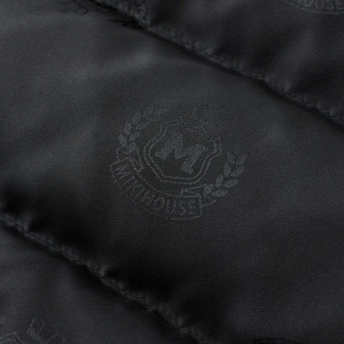 【ゴールドレーベル】ジャカード織 ダウンベスト