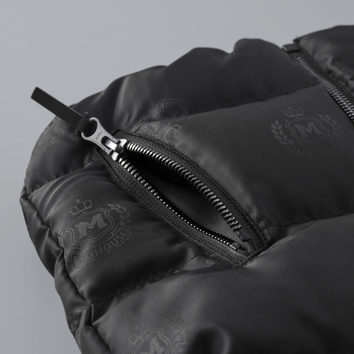 【ゴールドレーベル】ジャカード織 ダウンベスト