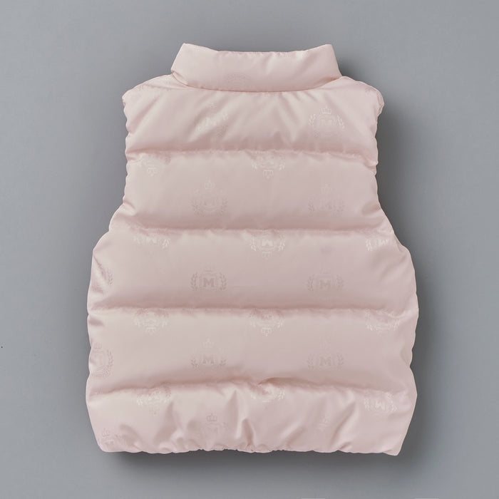 【ゴールドレーベル】ジャカード織 ダウンベスト