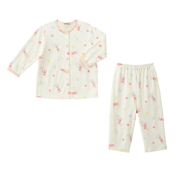 【WEB限定】長袖パジャマ 白 商品画像