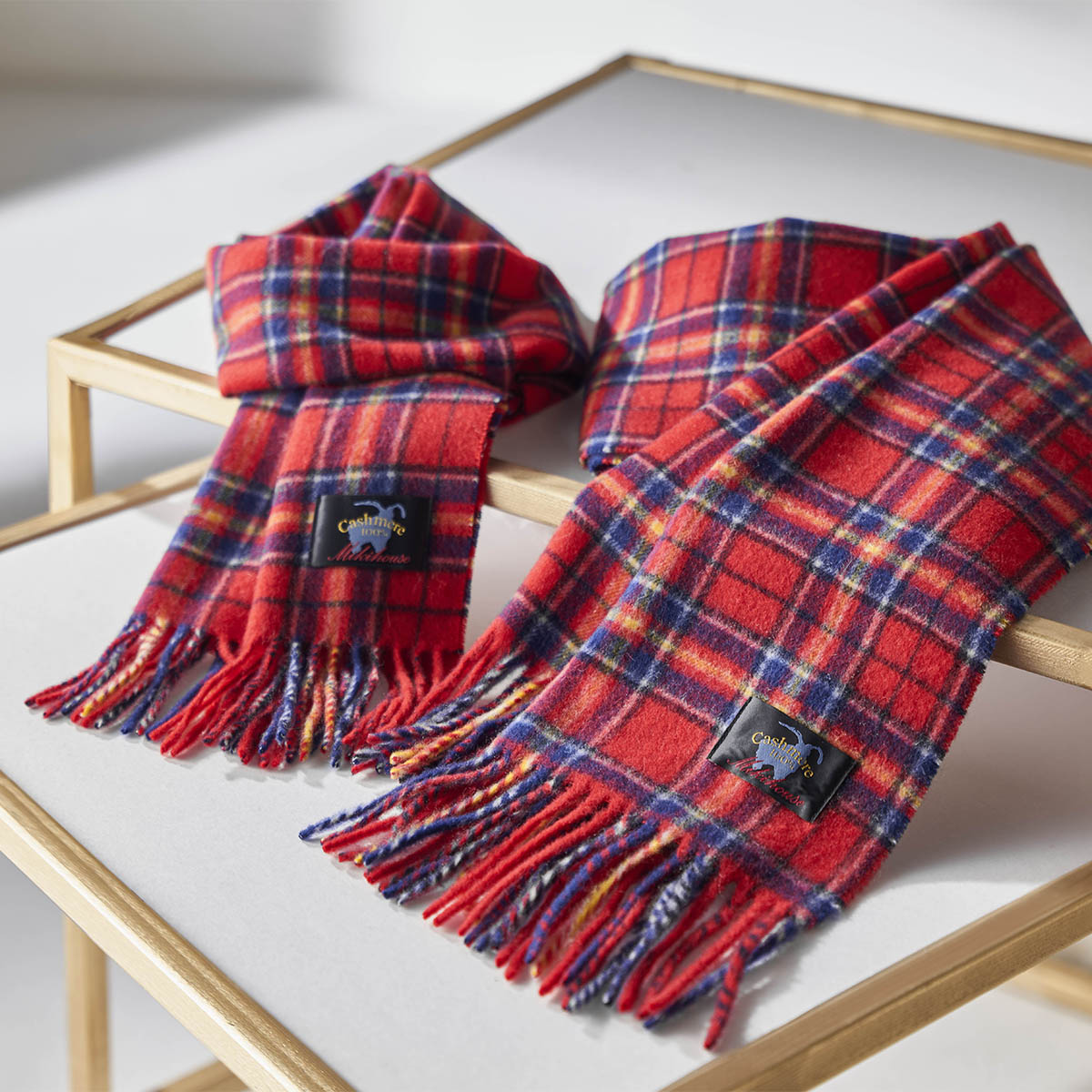 【ゴールドレーベル】カシミヤマフラー