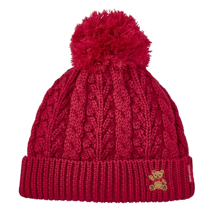 MIKI HOUSEBear knit hood