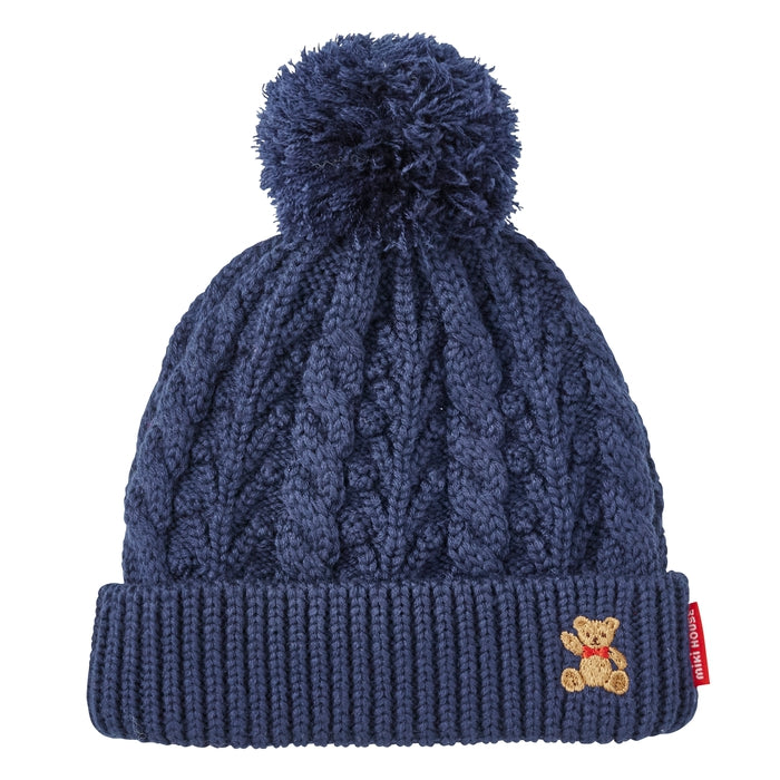 MIKI HOUSEBear knit hood