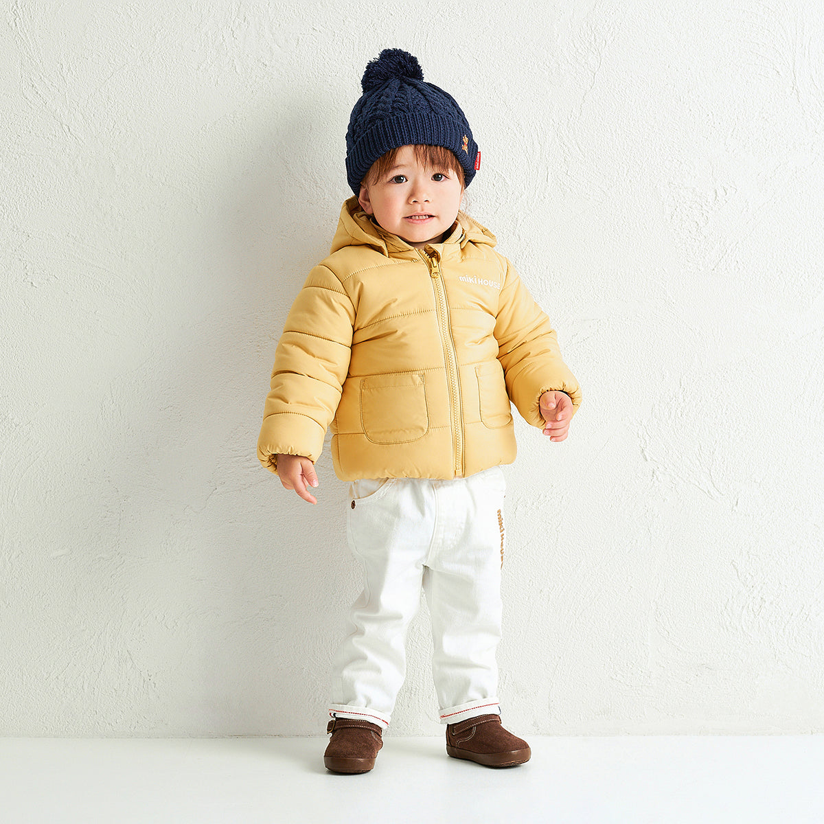 MIKI HOUSEBear knit hood