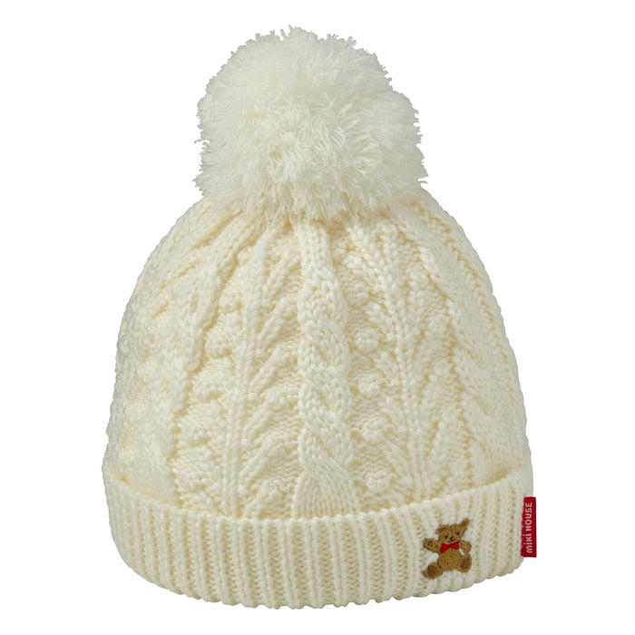 MIKI HOUSEBear knit hood