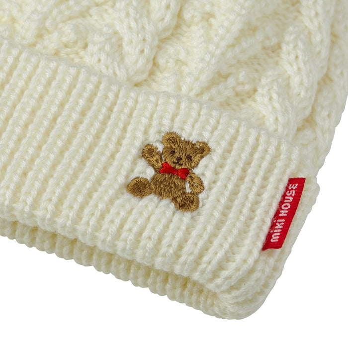 MIKI HOUSEBear knit hood