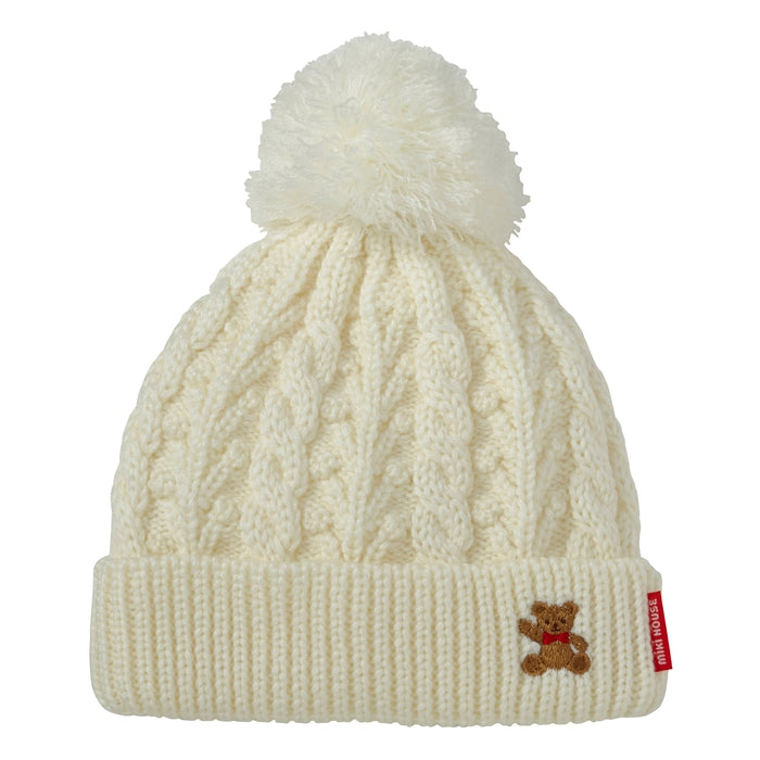 MIKI HOUSEBear knit hood