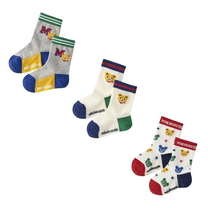 [Thanksgiving] Set of 3 socks packs (11cm-17cm) [No cancellations or returns]