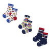 [Thanksgiving] Set of 3 socks packs (11cm-17cm) [No cancellations or returns]