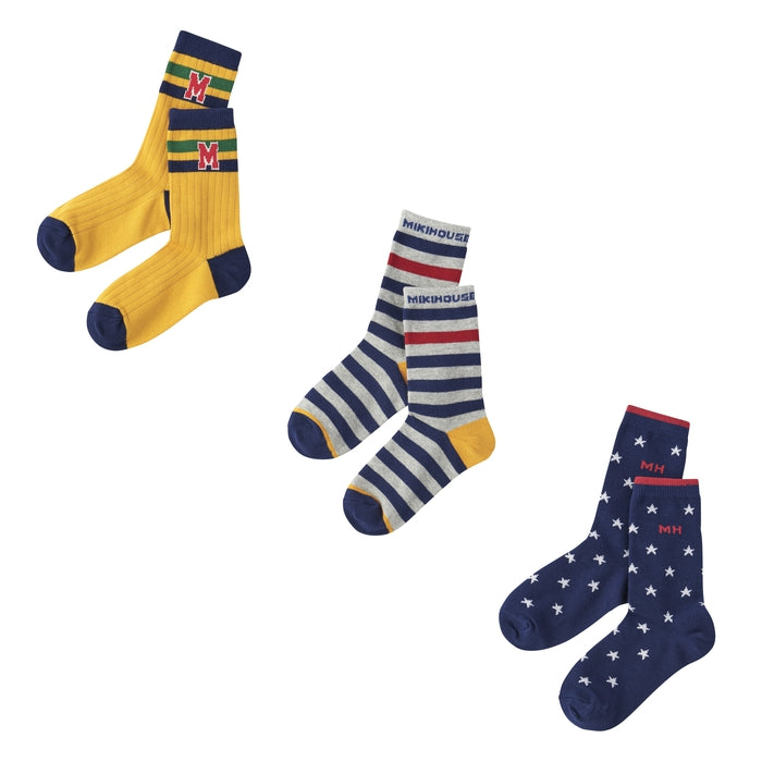 感謝祭】ソックスパック3足セット(17cm-23cm)【キャンセル・返品不可