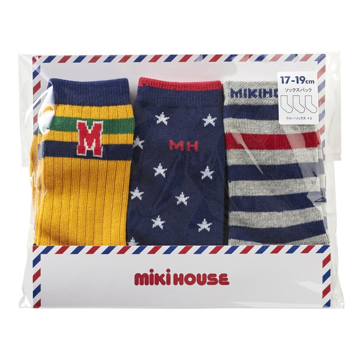 [Thanksgiving] 3-pair socks pack set (17cm-23cm) [No cancellations or returns]
