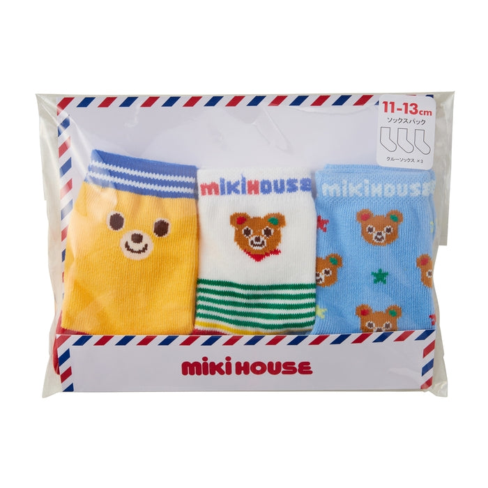ソックスパック３足セット(11cm-17cm)