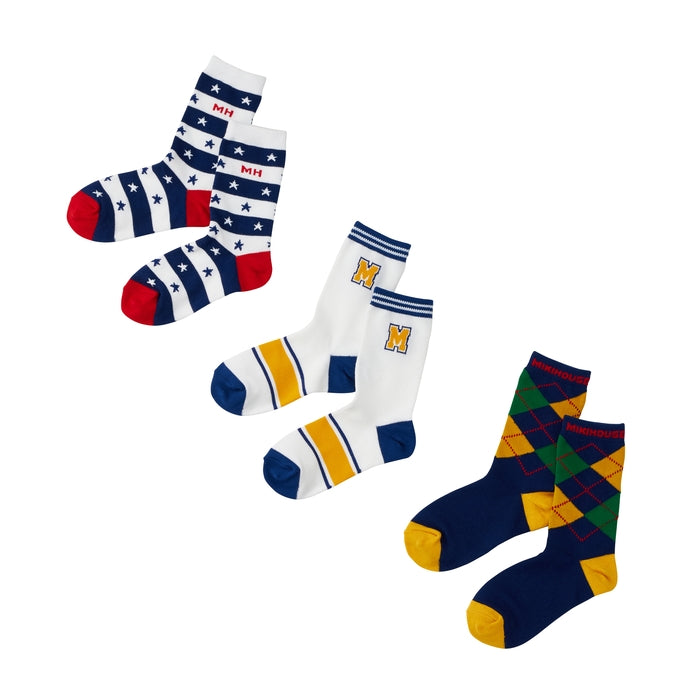 ソックスパック3足セット(17cm-23cm) – ミキハウスオフィシャルサイト