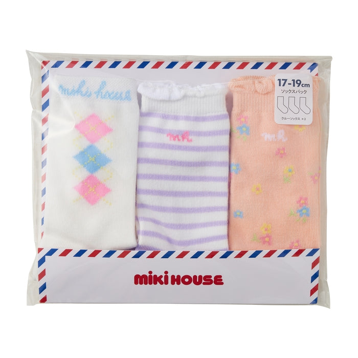 ソックスパック３足セット(17cm-23cm) 18