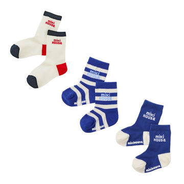 【WEB限定】ソックスパック３足セット【WebLimited】 青 商品画像