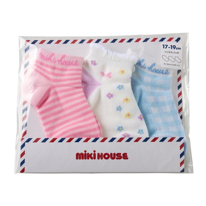 ローカットソックスパック３足セット(17cm-23cm) 12