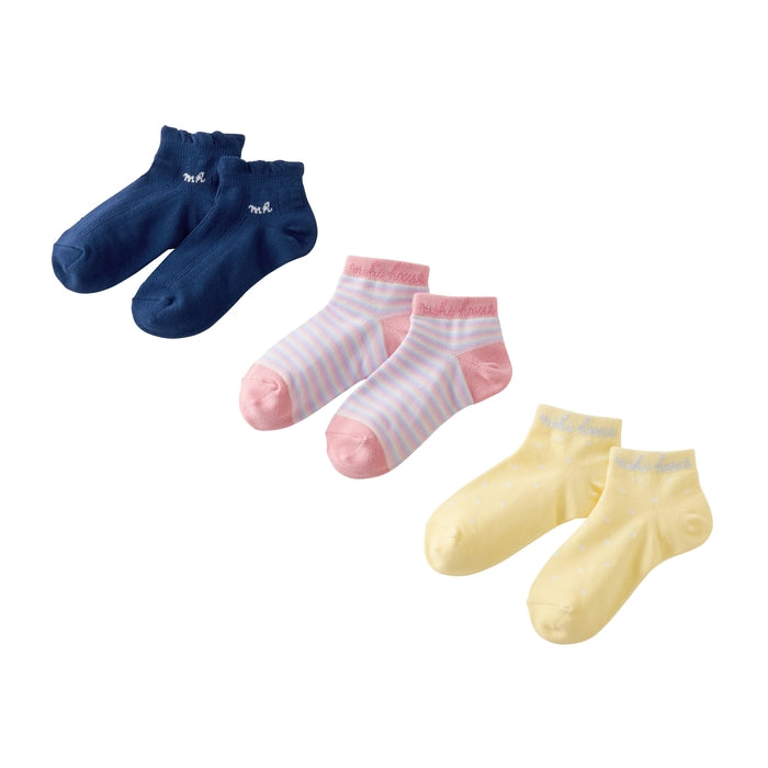 ローカットソックスパック３足セット(17cm-23cm) 2