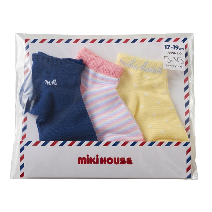 ローカットソックスパック３足セット(17cm-23cm) 20
