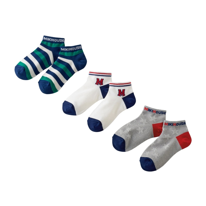 ローカットソックスパック３足セット(17cm-23cm) 4