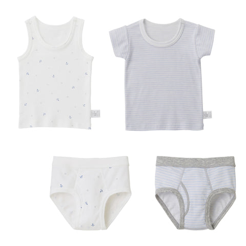 【WEB限定】内衣组套儿童上下4件套