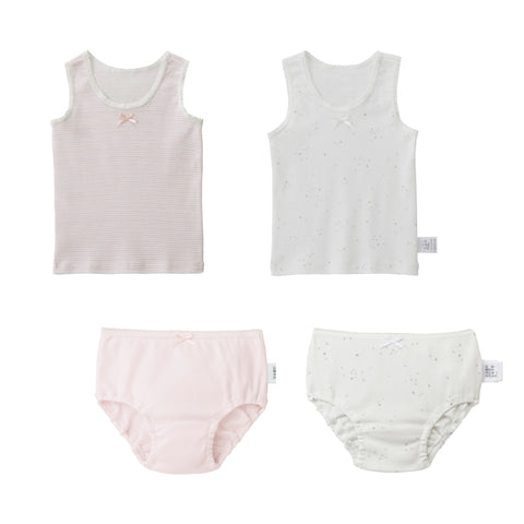 【WEB限定】内衣组套儿童上下4件套