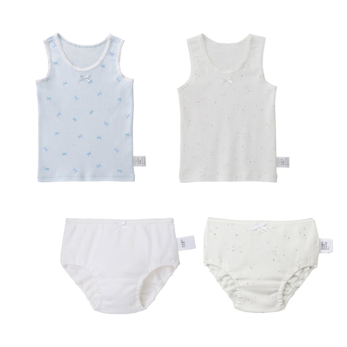【WEB限定】内衣组套儿童上下4件套