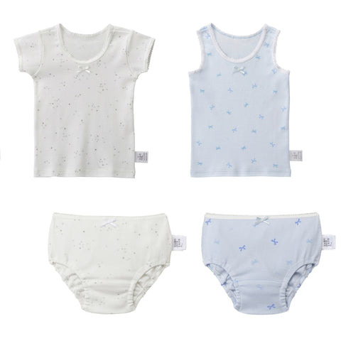 【WEB限定】内衣组套儿童上下4件套