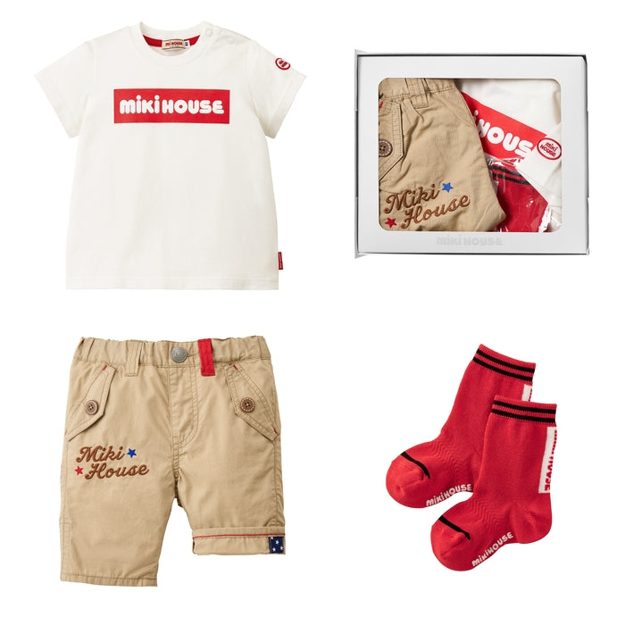 WEB限定】ギフト ボックスロゴ半袖Tシャツセット【BOX付き