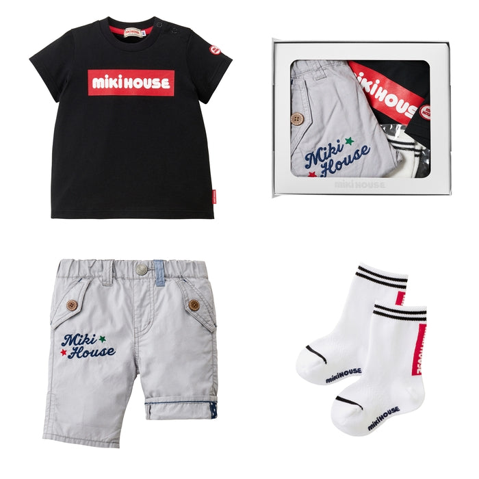 WEB限定】ギフト ボックスロゴ半袖Tシャツセット【BOX付き