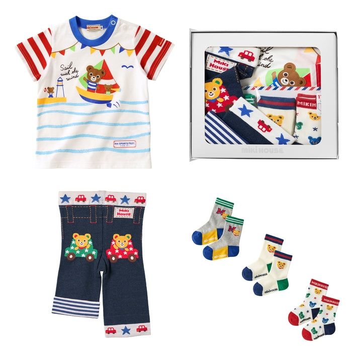 【新品未使用】mikihouseまとめセット　Tシャツ　スカート　おまけ追加 WEB限定】ギフト 半袖Tシャツセット【BOX付き】 – ミキハウス