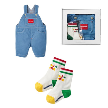 【WEB限定】ギフト オーバーオール・ソックスセット【BOX付き】