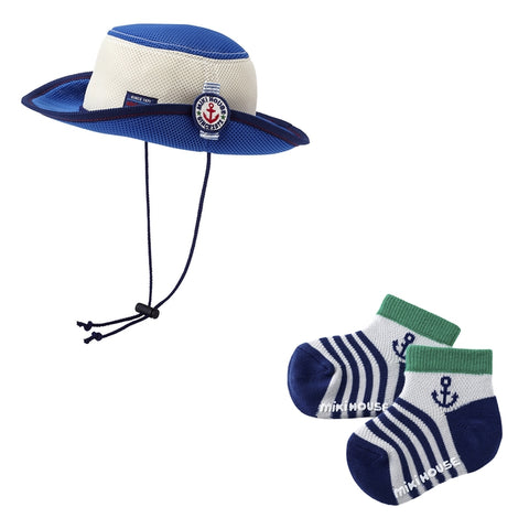[仅Web]紫外线保护帽子和袜子套装