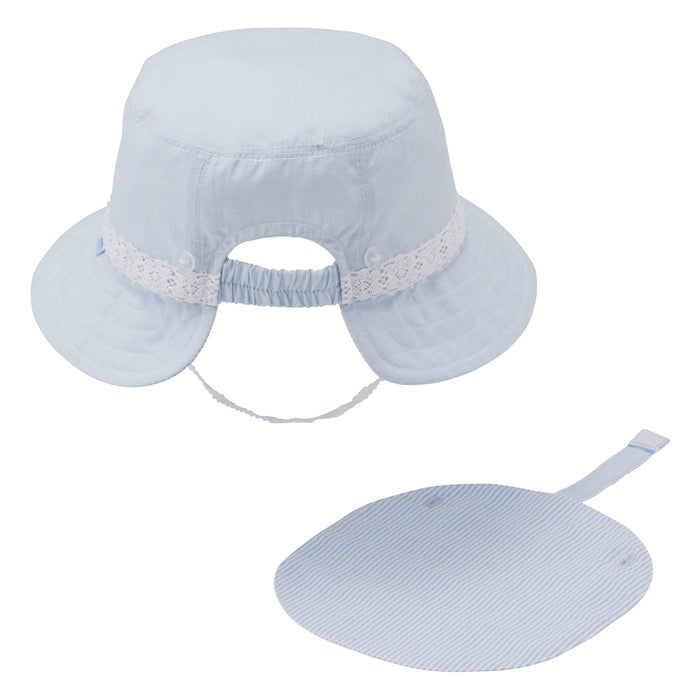 [仅Web]带阳光的紫外线保护帽和袜子