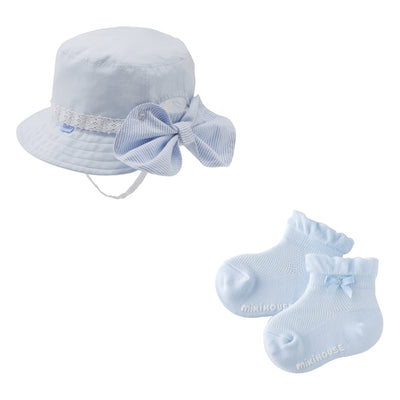【オフィシャルサイト限定】UV対策 日よけ付き帽子・ソックスセット