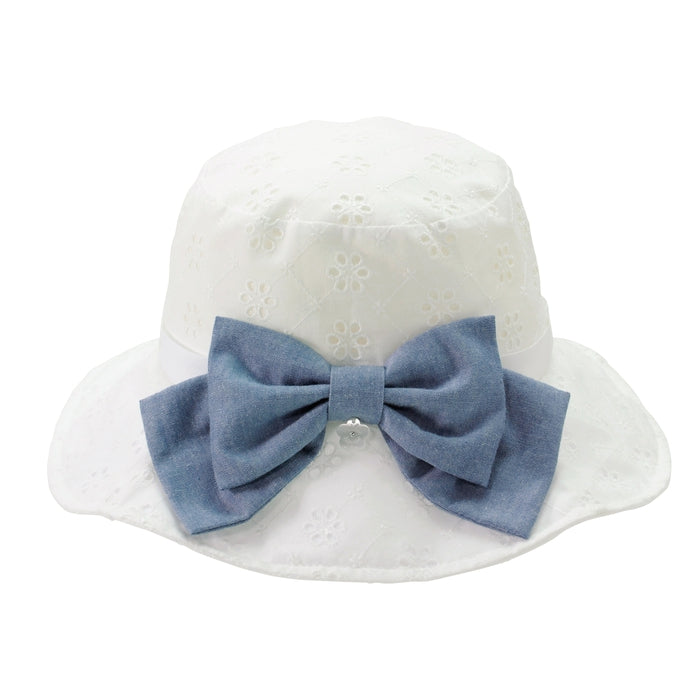 [仅Web]带有丝带的紫外线保护帽和袜子