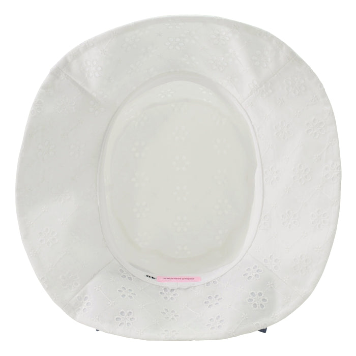 [仅Web]带有丝带的紫外线保护帽和袜子