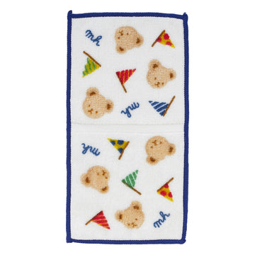 MIKI HOUSEbear mini towel Navy blue 商品画像