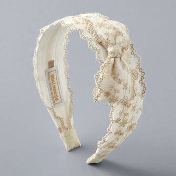 [Gold Label] Silk lace headband