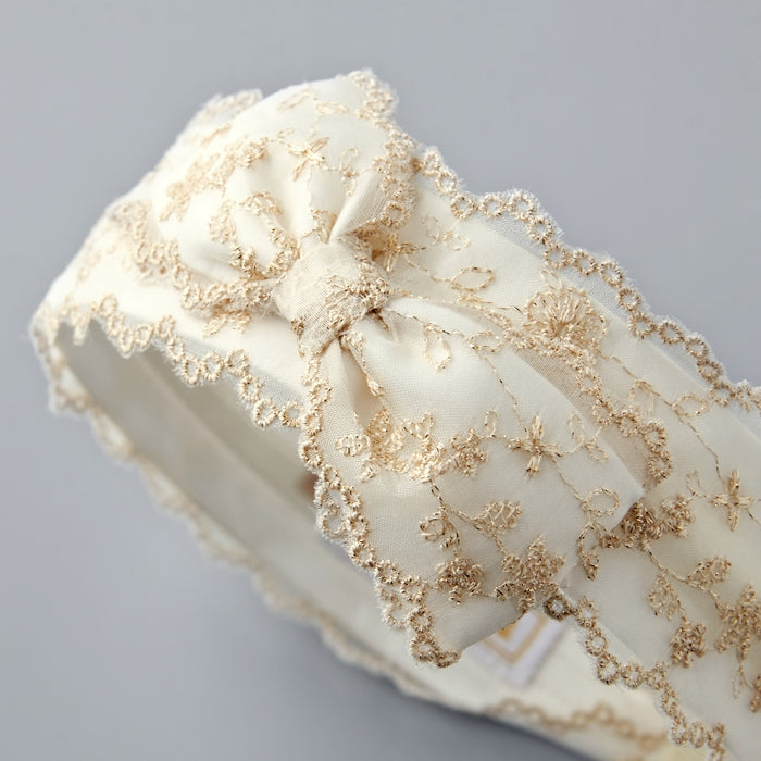 [Gold Label] Silk Lace Headband